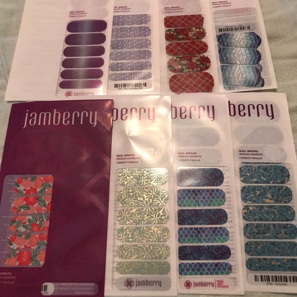 Jamberry Nail wraps (8 pack)